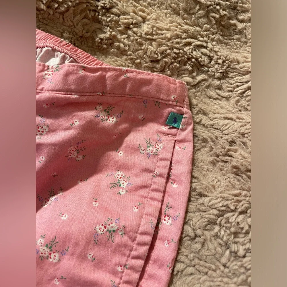 EUC Vintage Ralph Lauren Girl’s Pink Floral Pants